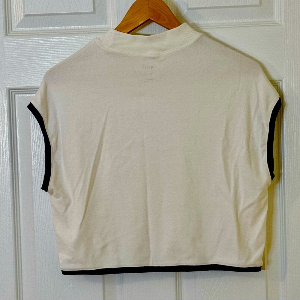 Anthropologie: MAEVE MOCK-NECK SHELL TEE